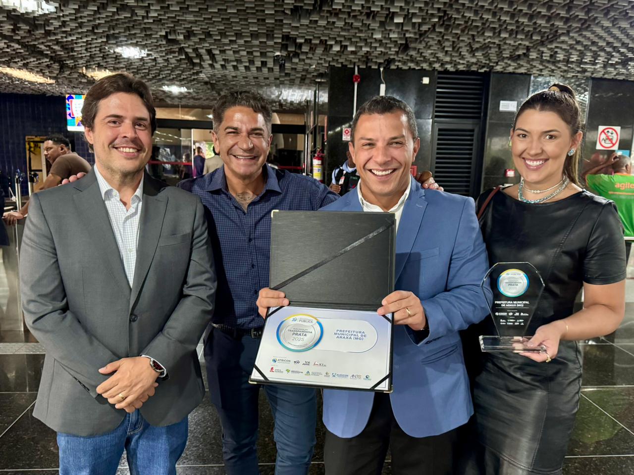 Tribunal de Contas concede pela primeira vez certificação de elevado nível de transparência pública a Araxá