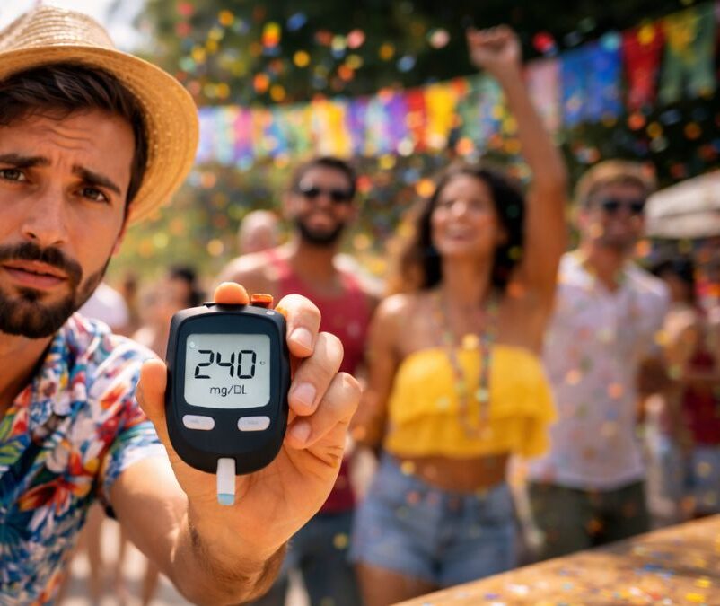 Carnaval: quem tem diabetes precisa tomar alguns cuidados