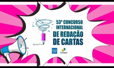 Estão abertas as inscrições para o 55º Concurso Internacional de Cartas