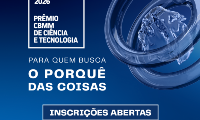 Conhecimento que move o futuro: inscrições abertas para o Prêmio CBMM de Ciência e Tecnologia 2026