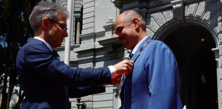 Governo de Minas realiza cerimônia de transmissão do cargo de governador de Romeu Zema para Mateus Simões