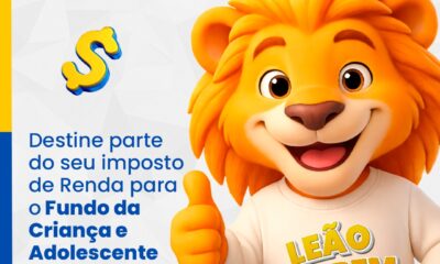 Campanha Leão do Bem incentiva destinação do Imposto de Renda para projetos sociais em Araxá