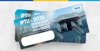 Carnês do IPTU 2026 começam a ser entregues nas residências em Araxá