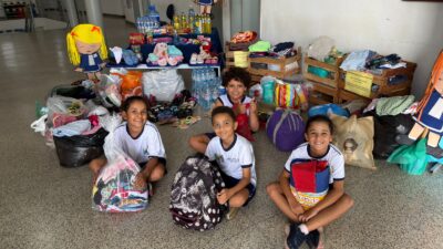 Mobilização nas escolas de Araxá arrecada grande volume de donativos para Juiz de Fora e Ubá;