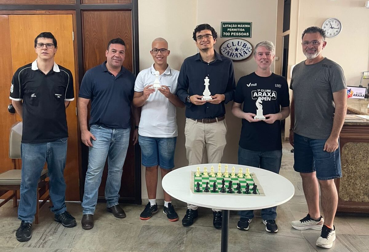 I Torneio de Xadrez do Clube Araxá reúne enxadristas e movimenta o cenário local