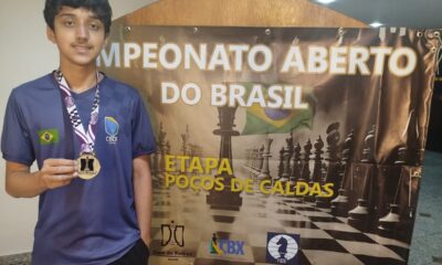 Edgard obtêm otimo resultado no Aberto do Brasil de xadrez