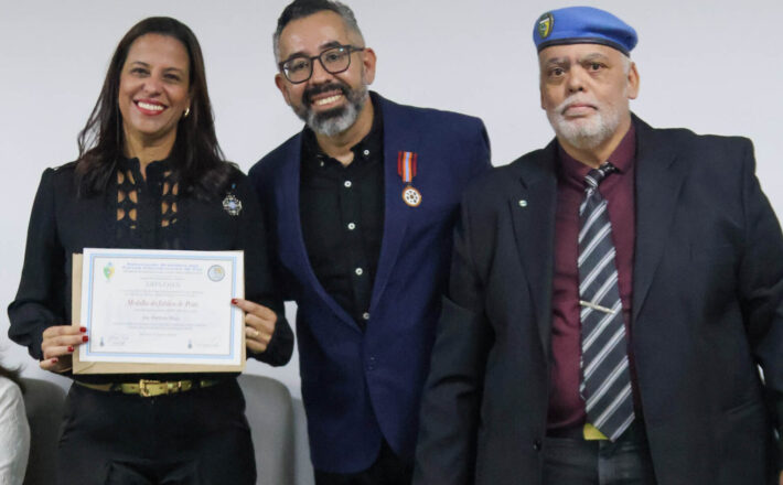 Empreendedora mineira  é homenageada com medalha da Associação Brasileira das Forças Internacionais de Paz da ONU