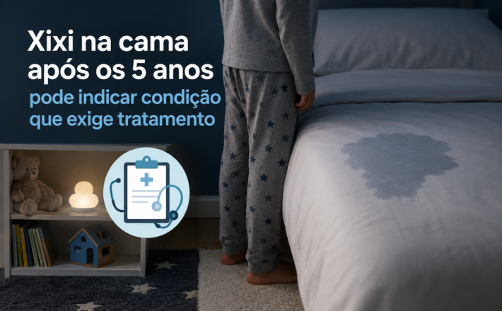 Xixi na cama após os 5 anos pode indicar condição que exige tratamento