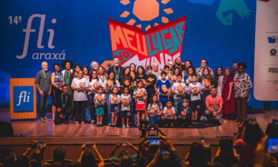 Alunos da rede municipal conquistam 10 premiações no concurso de redação e desenho do 14º Fliaraxá