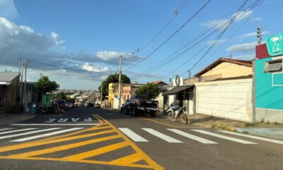 Prefeitura inicia recuperação de mais de 20 mil metros de sinalização viária em Araxá
