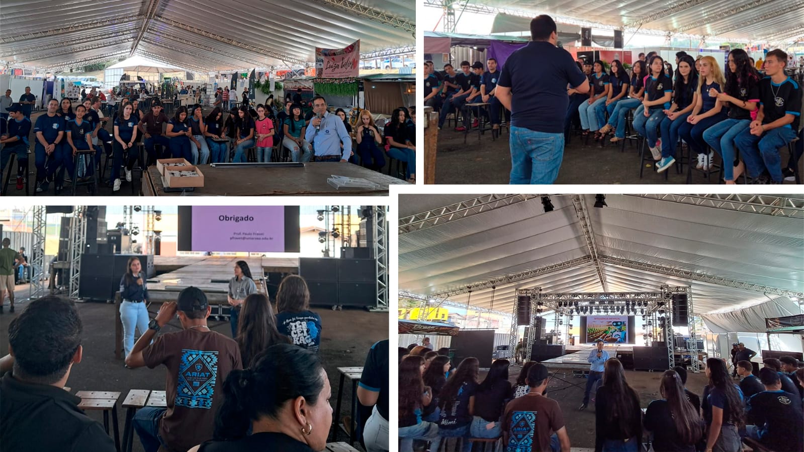 UNIARAXÁ participa da ExpoAgro de Pratinha com atividade sobre inovação e tecnologia no campo