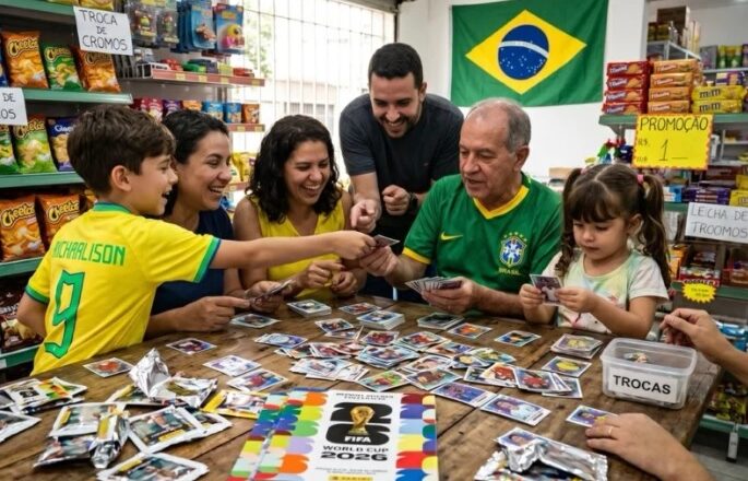 Álbuns da Copa devolvem convívio social à “geração do quarto”