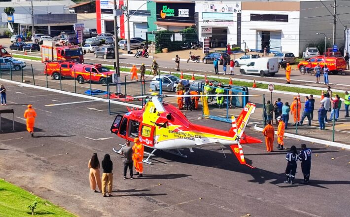 Maio Amarelo: Câmara de Araxá recebe simulado com foco na prevenção de acidentes no trânsito