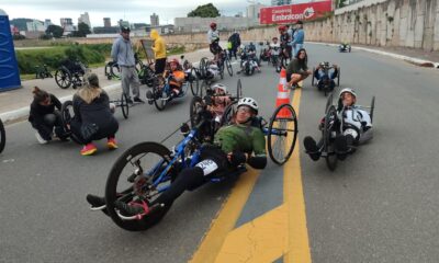Atleta paralímpico de Araxá participa da primeira etapa da Copa Brasil de Paraciclismo