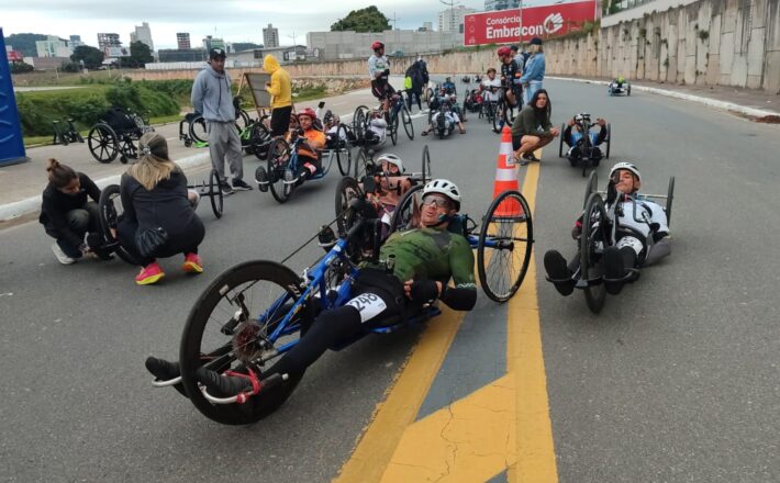 Atleta paralímpico de Araxá participa da primeira etapa da Copa Brasil de Paraciclismo