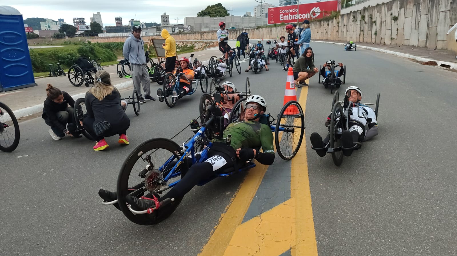 Atleta paralímpico de Araxá participa da primeira etapa da Copa Brasil de Paraciclismo
