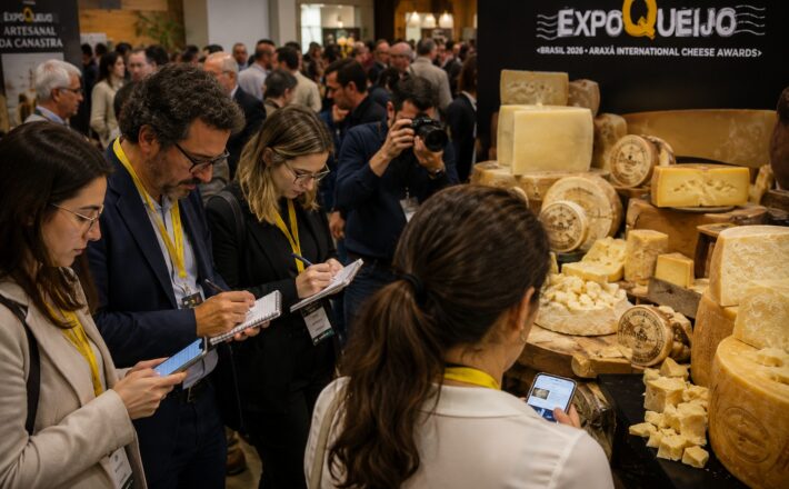 Mais de 60 jornalistas do Brasil e do exterior vão cobrir presencialmente a ExpoQueijo Brasil