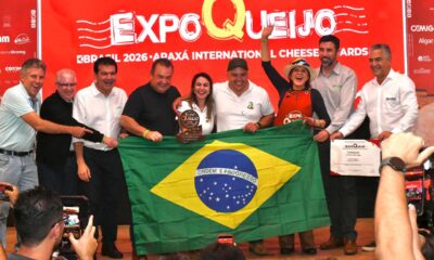 Brasil conquista o Super Ouro pela segunda vez e reafirma liderança do queijo artesanal nas Américas