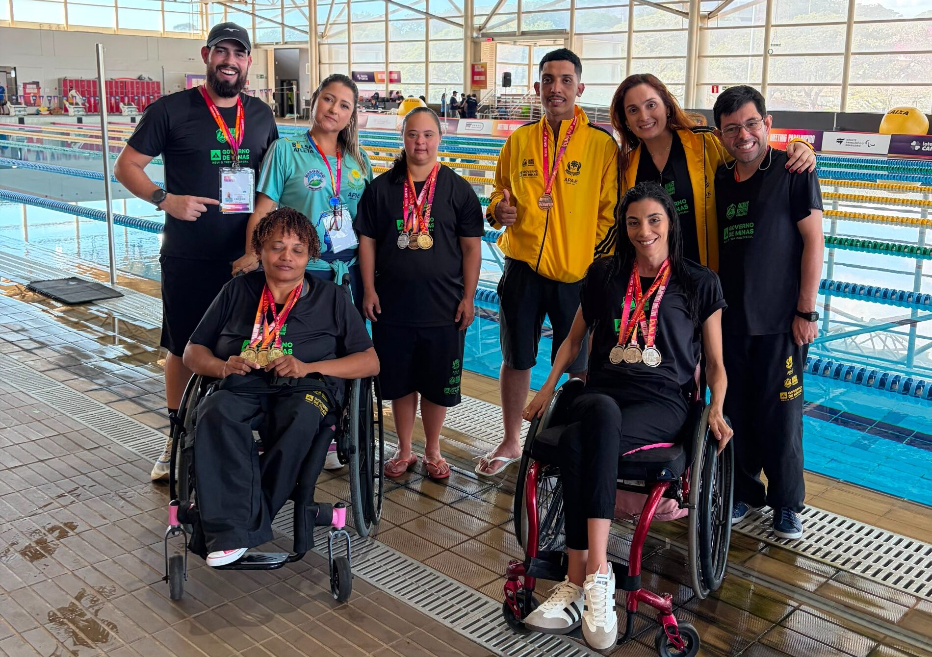 Prefeitura de Araxá apoia equipe da APAE Paralímpica na conquista de 27 medalhas em competição nacional