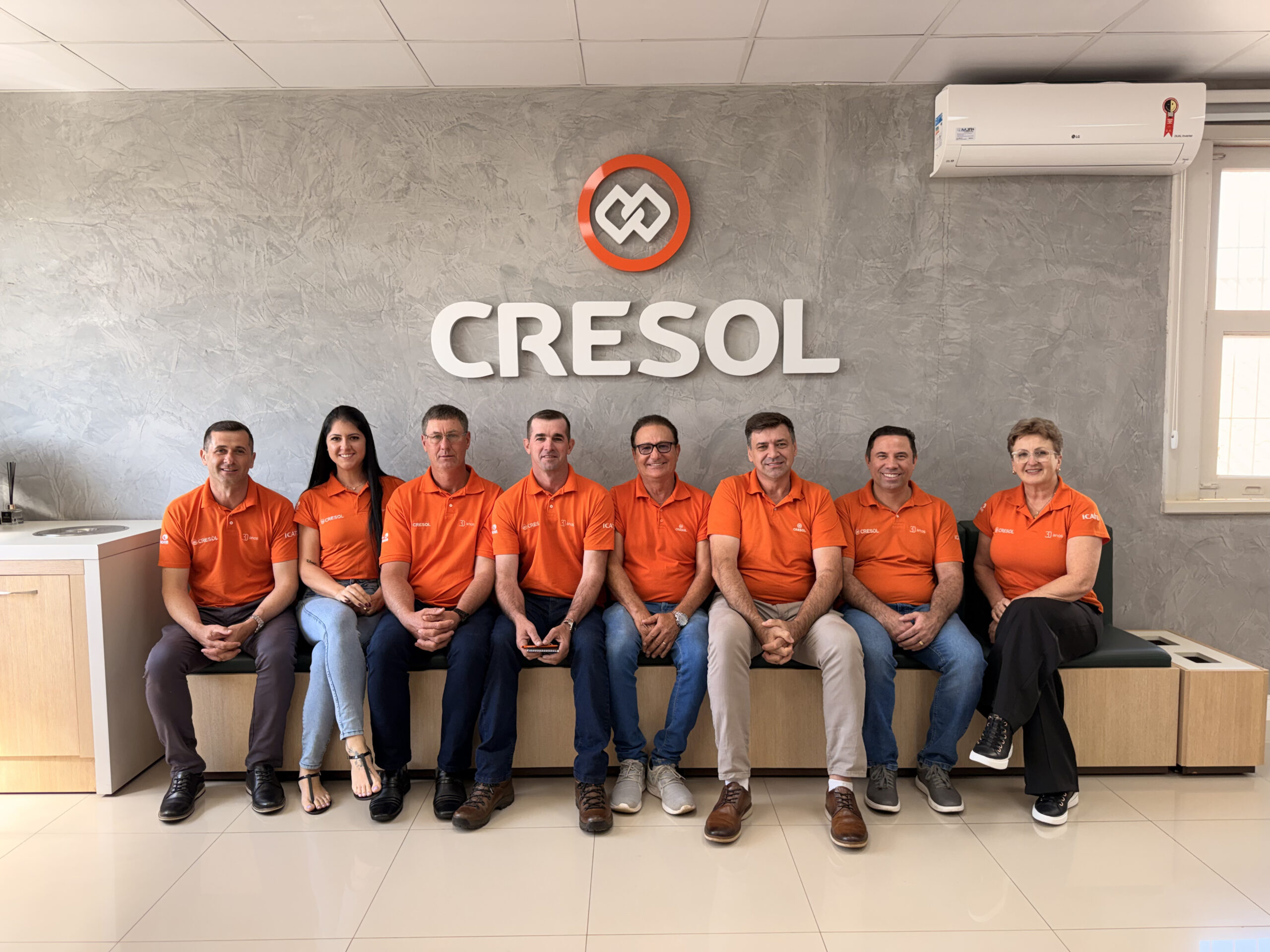 Conselho de administração da Cresol Vale das Águas PR/MG visita Regional Minas Gerais