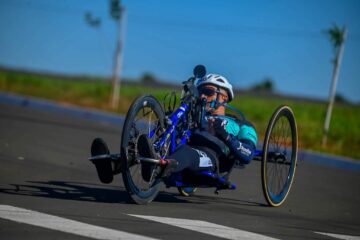 Atleta paralímpico de Araxá se destaca entre os melhores do Campeonato Brasileiro de Paraciclismo