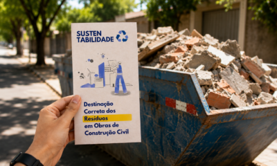 Vai fazer uma obra? IPDSA orienta sobre o descarte correto de entulho e reforça cuidados ambientais