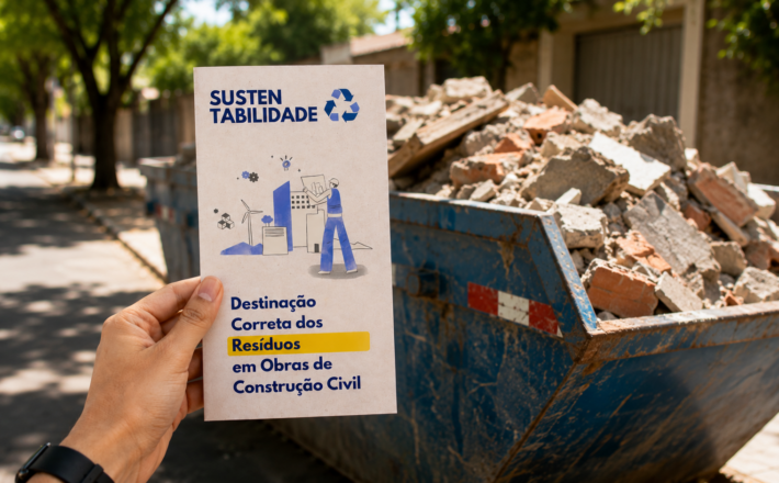 Vai fazer uma obra? IPDSA orienta sobre o descarte correto de entulho e reforça cuidados ambientais