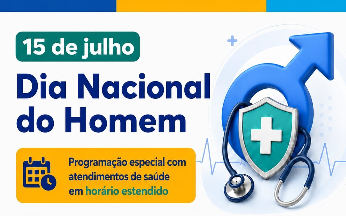Secretaria de Saúde realiza ações em horário estendido voltadas à saúde do homem nesta quarta (15)