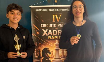 Enxadrista araxaense Edgard é campeão da 3ª etapa do Circuito Patense 2026