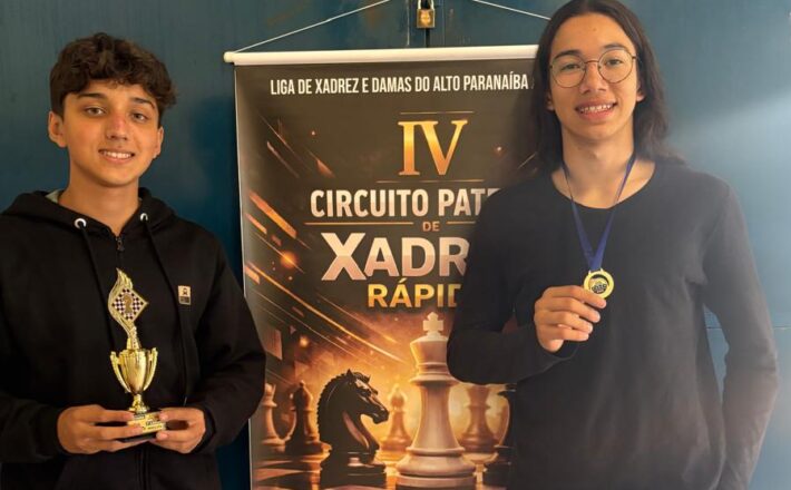 Enxadrista araxaense Edgard é campeão da 3ª etapa do Circuito Patense 2026