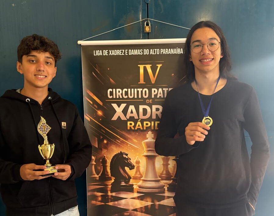 Enxadrista araxaense Edgard é campeão da 3ª etapa do Circuito Patense 2026