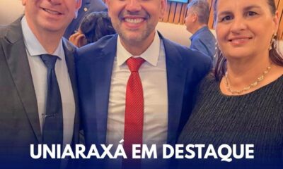 O UNIARAXÁ marcou presença na Cerimônia Solene de apresentação do novo Colegiado do CREFITO-4 MG