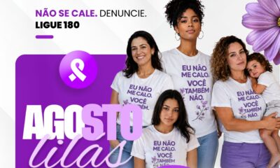 Agosto Lilás 2026 mobiliza Araxá em campanha de prevenção e enfrentamento à violência contra a mulher