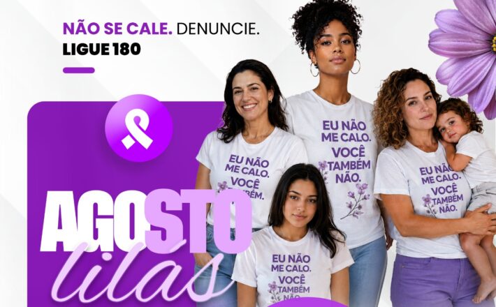 Agosto Lilás 2026 mobiliza Araxá em campanha de prevenção e enfrentamento à violência contra a mulher