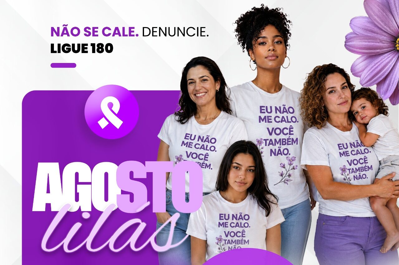 Agosto Lilás 2026 mobiliza Araxá em campanha de prevenção e enfrentamento à violência contra a mulher