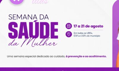 Semana da Saúde da Mulher amplia cuidado e acolhimento nas unidades de saúde de Araxá