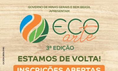 Projeto Ecoarte: últimas inscrições para novas oficinas gratuitas de arte, horta e culinária mineira