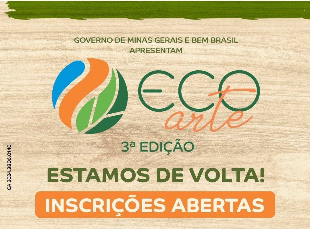 Projeto Ecoarte: últimas inscrições para novas oficinas gratuitas de arte, horta e culinária mineira