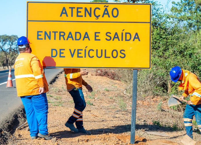 EPR Triângulo inicia implantação de sinalização especial para reforçar a segurança viária na peregrinação até Romaria (MG)