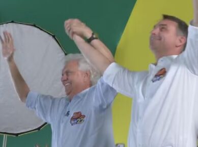 Caiado declara apoio a Flávio Bolsonaro e promete mobilização de Goiás no segundo turno