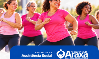 Outubro Rosa: Prefeitura de Araxá promove tarde de dança e integração na Praça da Família