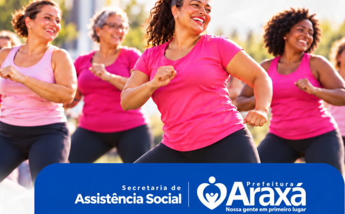 Outubro Rosa: Prefeitura de Araxá promove tarde de dança e integração na Praça da Família