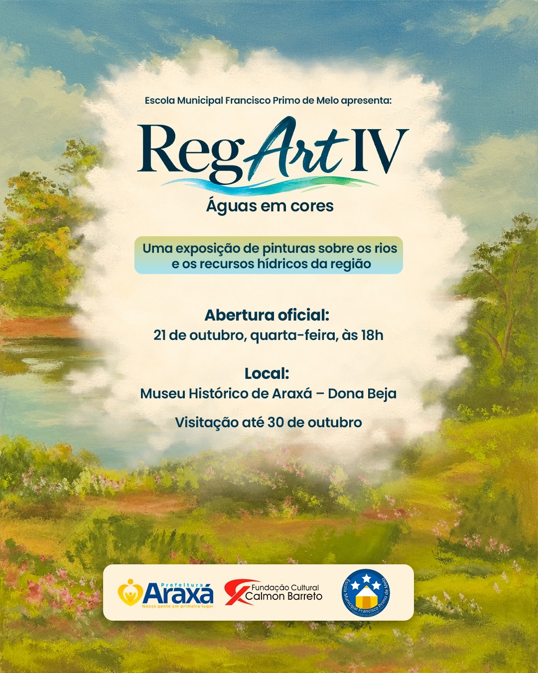 Museu Dona Beja recebe a exposição Reg Art IV: “Águas em Cores” a partir de 21 de outubro