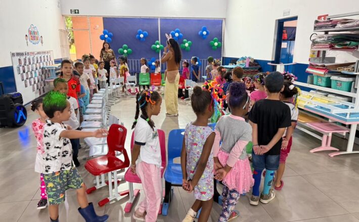 Fantasias, brincadeiras e muita diversão marcam Semana das Crianças nas escolas municipais e Cemeis de Araxá