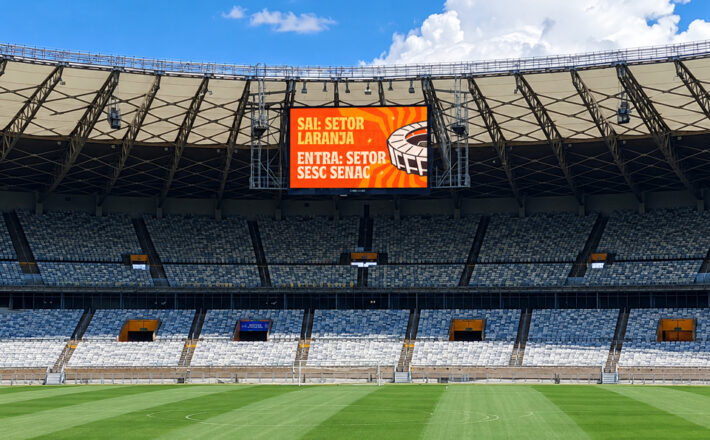 Sistema Fecomércio MG, por meio do Sesc e do Senac, firma parceria para nomear setor do Mineirão